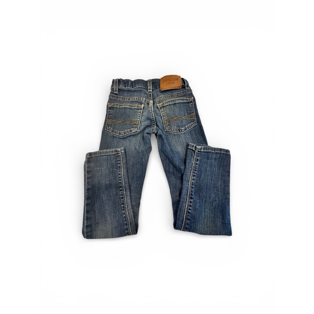 Youth Boys Denizen by Levis Pull On Straight Leg Dark Rinse Jeans - Sz 7